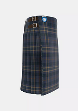 Traditional_County_Fermanagh_Tartan_kilt_right_image_with_pleated_design_and_adjustable_buckles_for_men