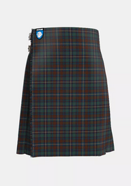 Traditional_County_Kerry_Tartan_kilt_front_image_with_pleated_design_and_adjustable_buckles_for_men