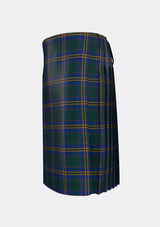 Traditional_County_Kilkenny_Tartan_kilt_left_image_with_pleated_design_and_adjustable_buckles_for_men