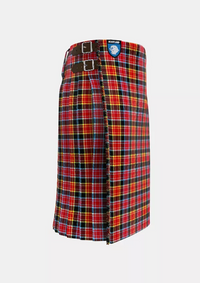 Traditional_County_Laois_Tartan_kilt_right_image_with_pleated_design_and_adjustable_buckles_for_men