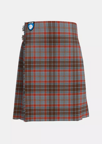 Traditional_County_Leitrim_Tartan_kilt_front_image_with_pleated_design_and_adjustable_buckles_for_men