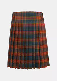 Traditional_County_Roscommon_Tartan_kilt_back_image_with_pleated_design_and_adjustable_buckles_for_men
