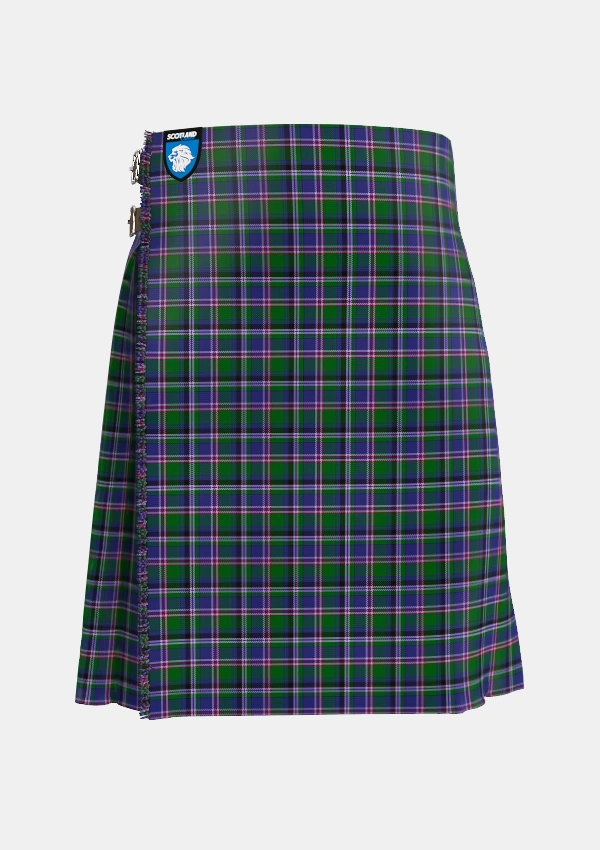 Traditional_Couper_of_Gogar_Tartan_74_kilt_front_image_with_pleated_design_and_adjustable_buckles_for_men