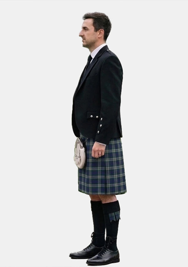 Traditional_Crombie_House_Check_Tartan_2302_Kilt_and_Argyle_Jacket_Kilt_Outfits_left_image