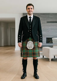 Traditional_Cuming_Hunting_Axcient_Tartan_Kilt_and_Argyle_Jacket_Kilt_Outfit_front_image