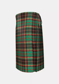 Traditional_Cumming_Hunting_Ancient_Tartan_kilt_left_image_with_pleated_design_and_adjustable_buckles_for_men