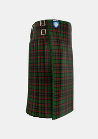 Traditional_Cumming_Hunting_Tartan_4636_kilt_right_image_with_pleated_design_and_adjustable_buckles_for_men
