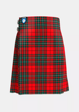 Traditional_Cumming_Red_Modern_Tartan_kilt_front_image_with_pleated_design_and_adjustable_buckles_for_men