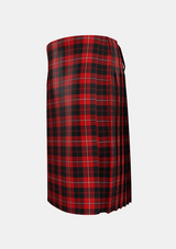 Traditional_Cunningham_2_Tartan_4644_kilt_left_image_with_pleated_design_and_adjustable_buckles_for_men