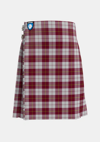 Traditional_Cunningham_Dress_Burgundy_Dance_Tartan_1873_kilt_front_image_with_pleated_design_and_adjustable_buckles_for_men