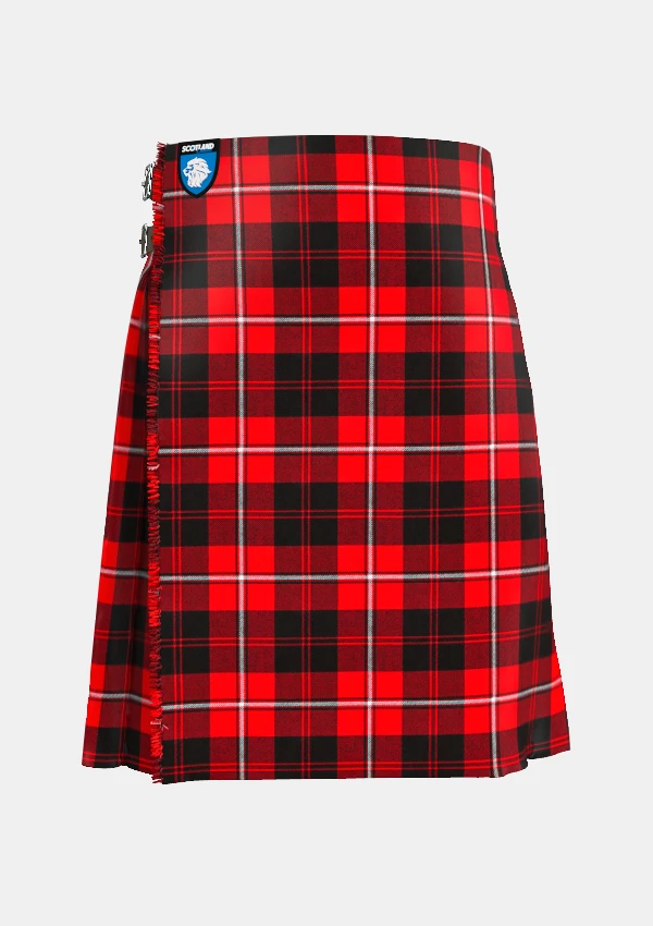 Traditional_Cunningham_tartan_front_image_with_pleated_design_and_adjustable_buckles_for_men