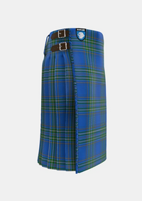 Traditional_Dallas_Tartan_4652_kilt_right_image_with_pleated_design_and_adjustable_buckles_for_men