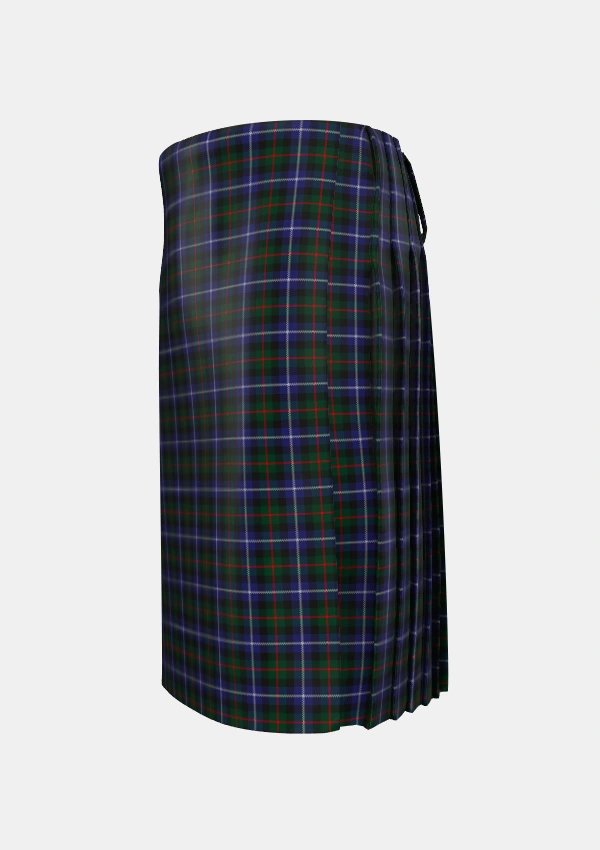 Traditional_Dalmeny_1_Tartan_1480_kilt_left_image_with_pleated_design_and_adjustable_buckles_for_men