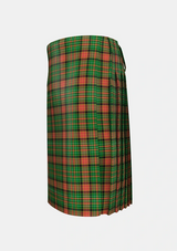 Traditional_Dalrymple_of_Castleton_Tartan_7420_kilt_left_image_with_pleated_design_and_adjustable_buckles_for_men