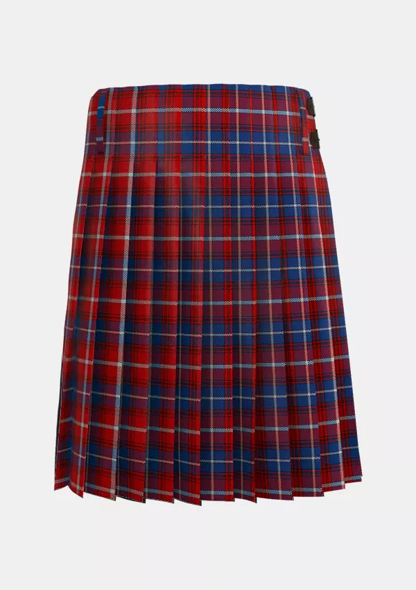 Traditional_Danish_Tartan_kilt_back_image_with_pleated_design_and_adjustable_buckles_for_men