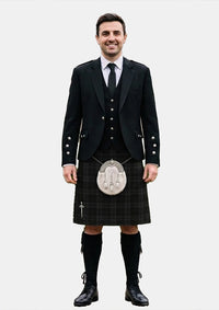 Traditional_Dark_Island_Tartan_5832_Kilt_and_Argyle_Jacket_Kilt_Outfits_front_image
