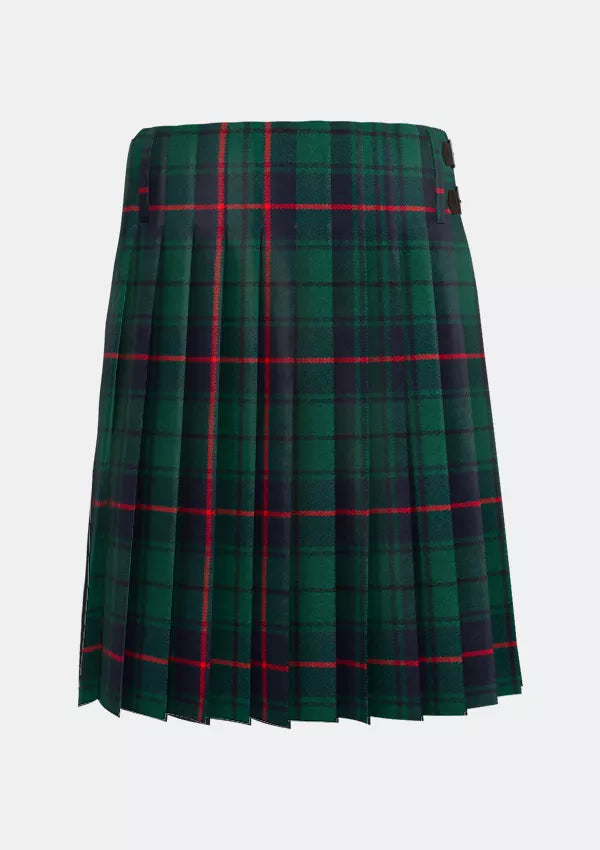 Traditional_Davidson_Modern_Tartan_kilt_back_image_with_pleated_design_and_adjustable_buckles_for_men