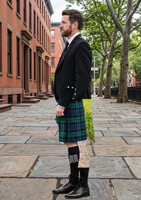 Traditional_Davidson_of_Tulloch_Dress_Tartan_Kilt_and_Argyle_Jacket_Kilt_Outfit_left_image