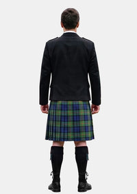 Traditional_Davidson_of_Tulloch_Tartan_1360_Kilt_and_Argyle_Jacket_Kilt_Outfits_back_image