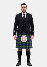 Traditional_Davidson_of_Tulloch_Tartan_1360_Kilt_and_Argyle_Jacket_Kilt_Outfits_front_image