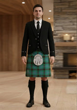 Traditional_Davidson_tartan_Kilt_and_Argyle_Jacket_Kilt_Outfit_front_image