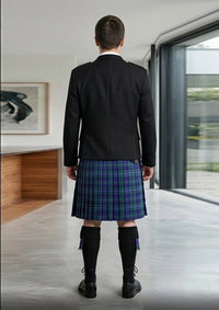 Traditional_Davies_tartan_3410_Kilt_and_Argyle_Jacket_Kilt_Outfit_back_image