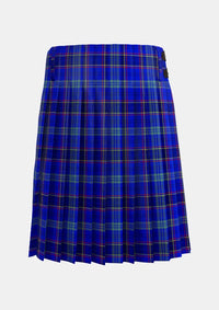 Traditional_Dempster_Tartan_2219_kilt_back_image_with_pleated_design_and_adjustable_buckles_for_men