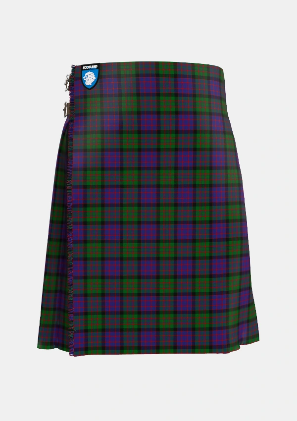 Traditional_Denovan_The_Lairdship_of_Personal_Tartan_36_kilt_front_image_with_pleated_design_and_adjustable_buckles_for_men