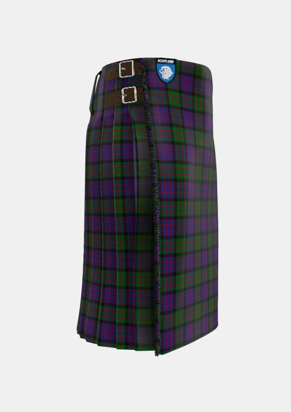 Traditional_Denovan_The_Lairdship_of_Personal_Tartan_36_kilt_right_image_with_pleated_design_and_adjustable_buckles_for_men