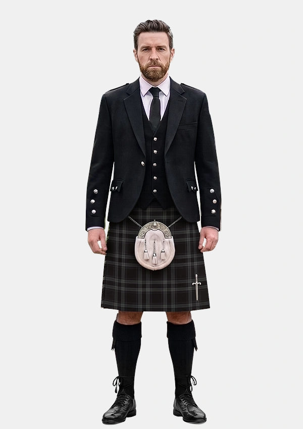 Traditional_Devlin_H_Family_Tartan_Kilt_and_Argyle_Jacket_Kilt_Outfits_front_image