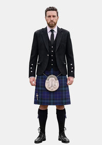 Traditional_Dickson_Tartan_7857_Kilt_and_Argyle_Jacket_Kilt_Outfits_front_image