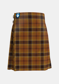 Traditional_Digital_Gold_Tartan_12206_kilt_front_image_with_pleated_design_and_adjustable_buckles_for_men
