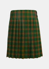 Traditional_Dixon_Clyde_Tartan_10966_kilt_back_image_with_pleated_design_and_adjustable_buckles_for_men