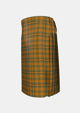 Traditional_Donachie_of_Brockloch_Ancient_Hunting_Tartan_6004_kilt_left_image_with_pleated_design_and_adjustable_buckles_for_men