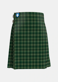 Traditional_Donachie_of_Brockloch_Hunting_Tartan_6703_kilt_front_image_with_pleated_design_and_adjustable_buckles_for_men
