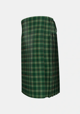 Traditional_Donachie_of_Brockloch_Hunting_Tartan_6703_kilt_left_image_with_pleated_design_and_adjustable_buckles_for_men