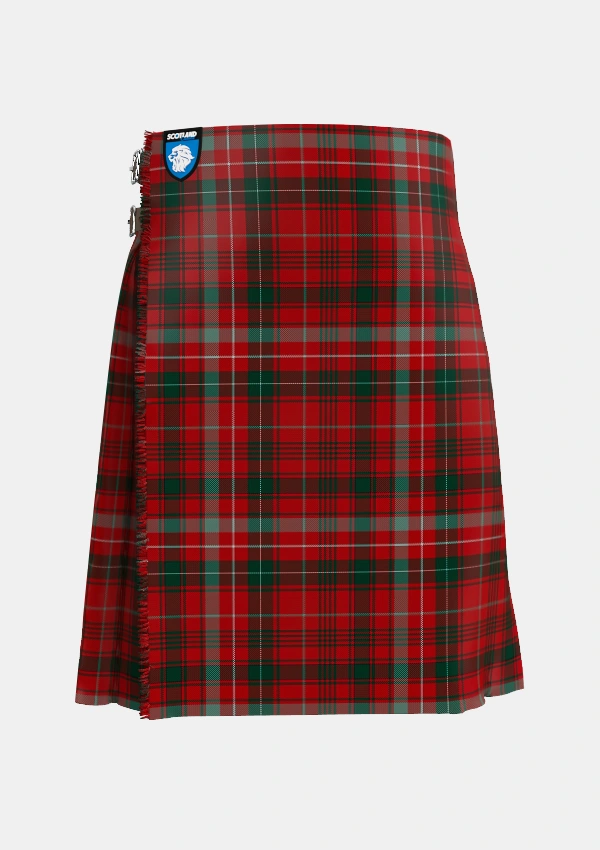 Traditional_Donald_of_Staffas_Sett_Tartan_4689_kilt_front_image_with_pleated_design_and_adjustable_buckles_for_men