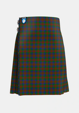Traditional_Dorward_Dogwood_Tartan_2533_kilt_front_image_with_pleated_design_and_adjustable_buckles_for_men