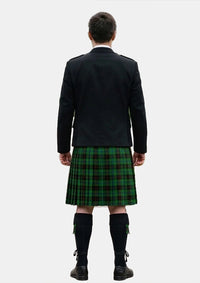Traditional_Douglas_Black_Tartan_1029_Kilt_and_Argyle_Jacket_Kilt_Outfits_back_image