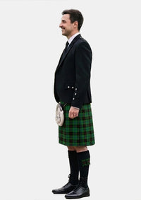 Traditional_Douglas_Black_Tartan_1029_Kilt_and_Argyle_Jacket_Kilt_Outfits_left_image