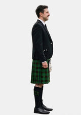 Traditional_Douglas_Black_Tartan_1029_Kilt_and_Argyle_Jacket_Kilt_Outfits_right_image