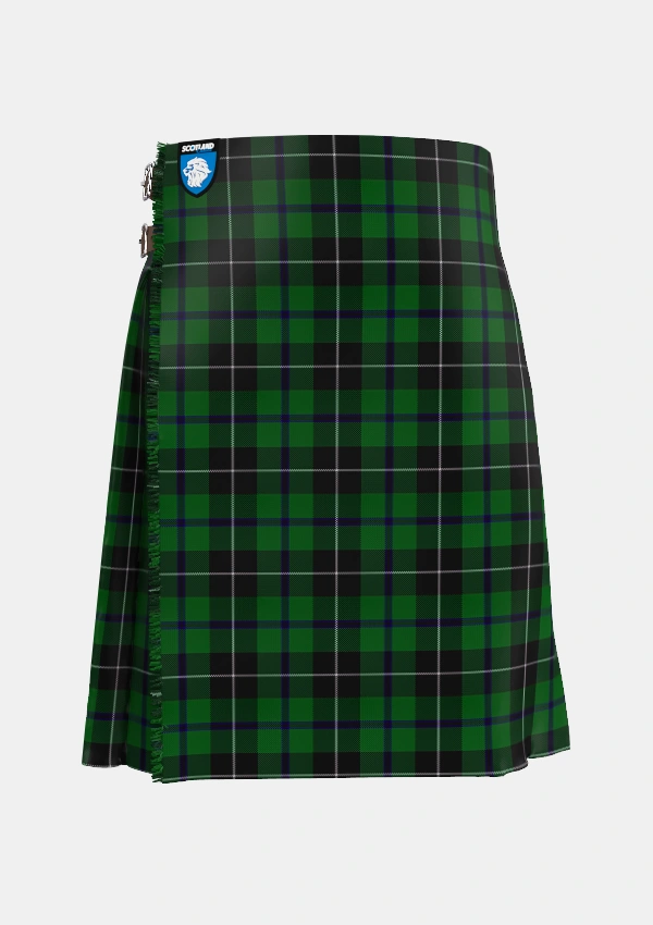 Traditional_Douglas_alternative_threadcount_Tartan_4083_kilt_front_image_with_pleated_design_and_adjustable_buckles_for_men