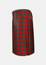 Traditional_Drummond_Ancient_Tartan_1716_kilt_left_image_with_pleated_design_and_adjustable_buckles_for_men
