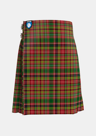 Traditional_Drummond_of_Strathallan_or_Ogilvy_Tartan_671_kilt_front_image_with_pleated_design_and_adjustable_buckles_for_men