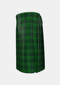 Traditional_Dunbar_Hunting_Tartan_4744_kilt_left_image_with_pleated_design_and_adjustable_buckles_for_men