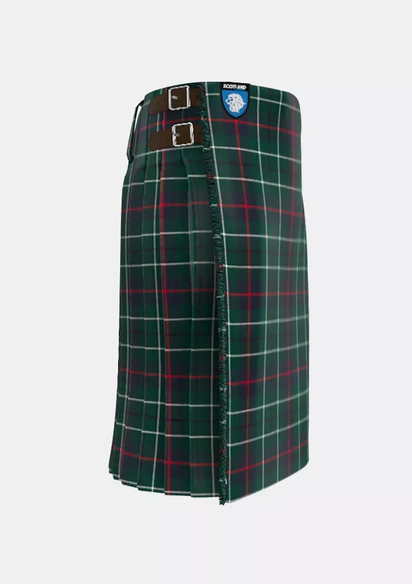 Traditional_Duncan_Modern_Tartan_kilt_right_image_with_pleated_design_and_adjustable_buckles_for_men