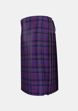 Traditional_Dundonald_Tartan_7118_kilt_left_image_with_pleated_design_and_adjustable_buckles_for_men