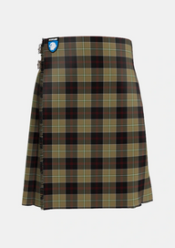 Traditional_Dunlop_Hunting_Tartan_1205_kilt_front_image_with_pleated_design_and_adjustable_buckles_for_men