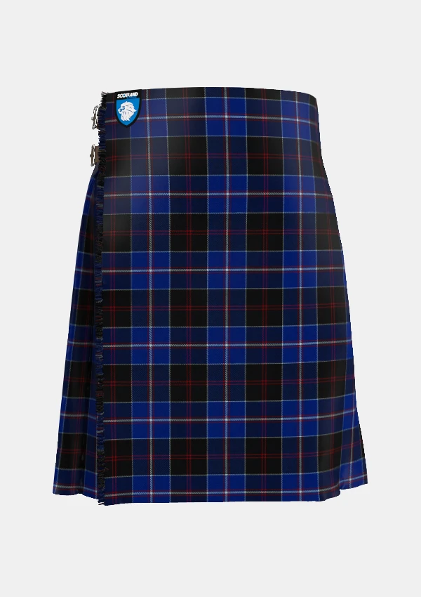 Traditional_Dunlop_Modern_tartan_kilt_front_image_with_pleated_design_and_adjustable_buckles_for_men