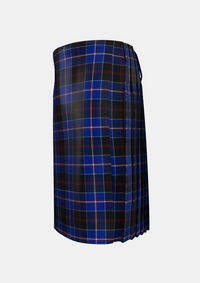 Traditional_Dunlop_Modern_tartan_kilt_left_image_with_pleated_design_and_adjustable_buckles_for_men